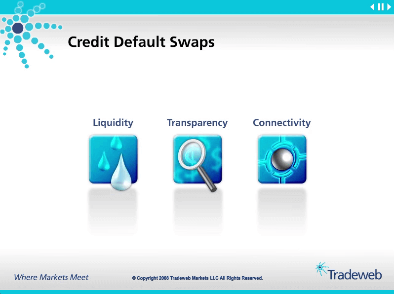 Tradeweb Credit Default Swap Video Still Image 1